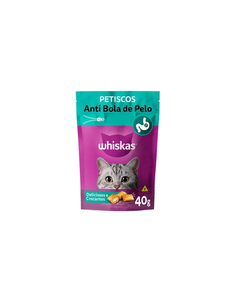 Whiskas Temptations Anti Bola De Pelo 40g