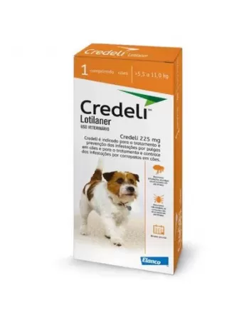 Credeli tab 112,5mg 1 comp - 2,5 a 5,5 kg - Elanco - Antipulga e