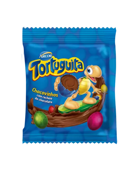 Tortuguita Chocovinhos 180g Display Com 12 Unidades De 40g