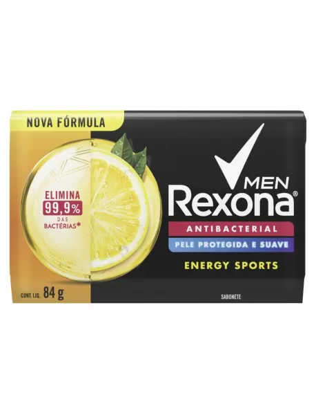 Rexona Sabonete Barra Men Antibacteriano Sport 85g