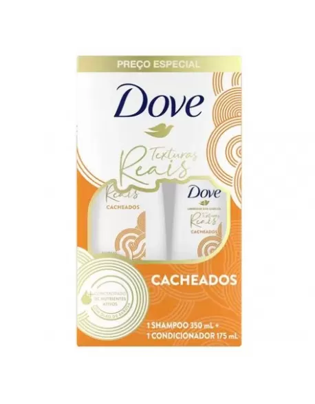 UNI DOVE SH+COND TEXTURAS REAIS CACHEADOS 350ML/175ML (8)