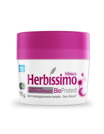 Creme Desodorante Herbíssimo Bioprotect Hibisco 55g