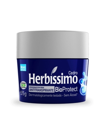 Creme Desodorante Herbíssimo BioProtect Cedro 55g