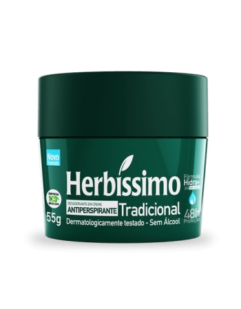 Creme Desodorante Herbíssimo Tradicional 55g