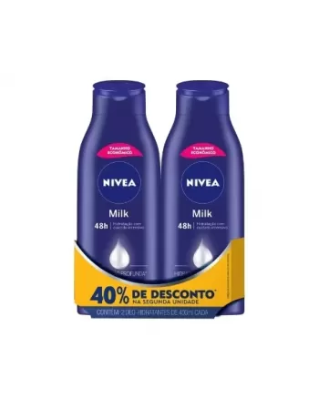 Nivea Hidratante Milk Duopack Com 40% na 2° 400ml