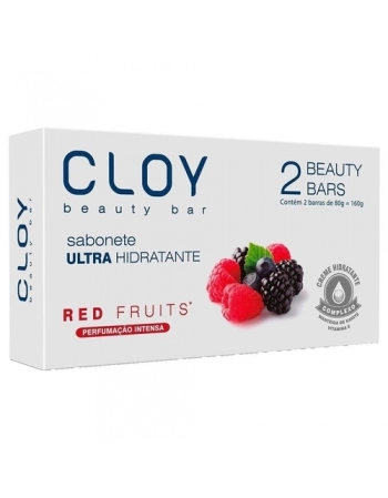 SINTER CLOY SABONETE HID RED FRUITS 2X80G (36)