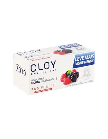 SINTER CLOY SABONETE HID RED FRUITS 6X80G (12)