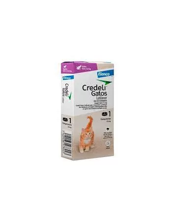 Credeli Gatos Tablete Com 1 Comprimido de 12MG De 0,9kg A 2,0kg