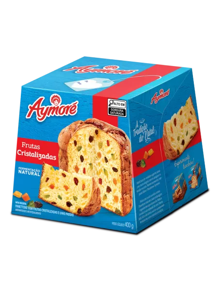 AYMORÉ PANETTONE FRUTAS CRISTALIZADAS 400G