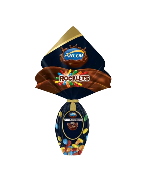 Ovo de Páscoa Rocklets ao Leite Arcor 220g