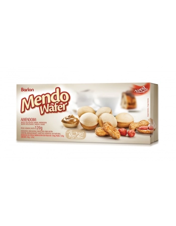 Mendo Bolinhas de Wafer Recheado Amendoim Barion 120g