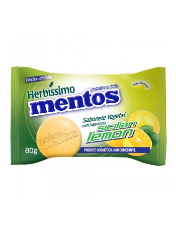 Herbíssimo Sabonete Barra Vegetal Mentos Sicialian Lemon 80g