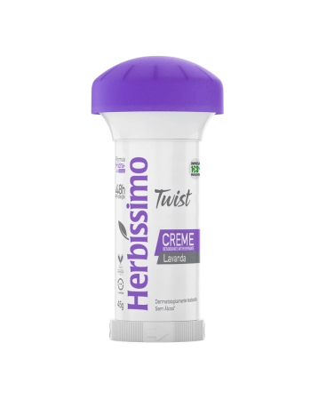 Desodorante Twist Antitranspirante Lavanda Herbissimo 45g