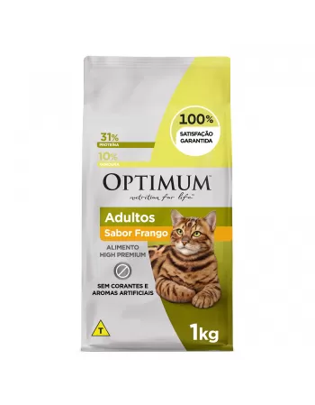 OPTIMUM DRY CAT AD FRANGO 01KG (10)