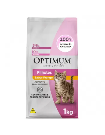 OPTIMUM DRY CAT FILHOTE FRANGO 01KG (10)