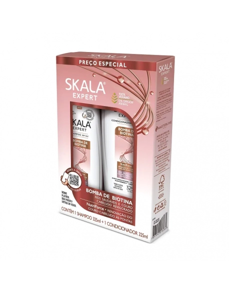 Skala Shampoo + Condicionador Biotina 325ml