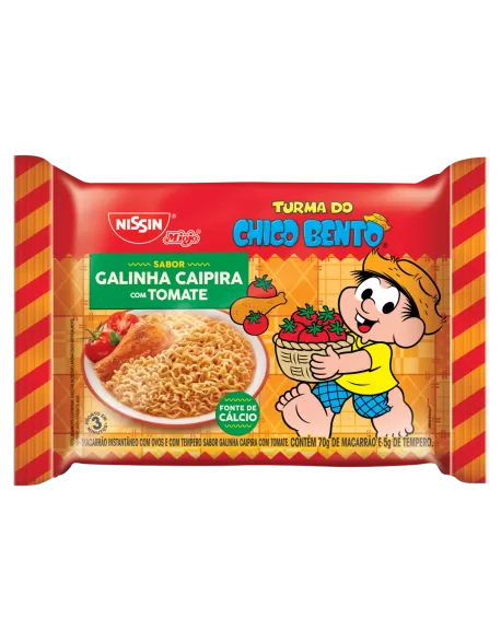 Nissin Lámen Galinha Caipira com Tomate 75g