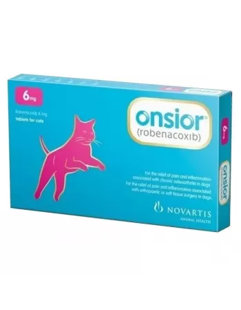 Onsior 6mg com 6 Comprimidos - Gatos de 2,5kg até 6kg