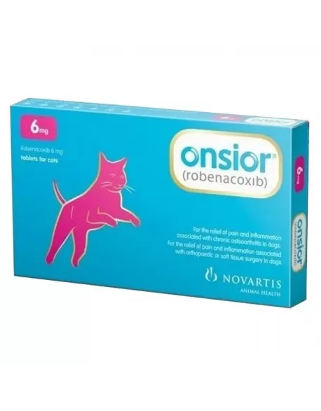 Onsior 6mg com 6 Comprimidos - Gatos de 2,5kg até 6kg