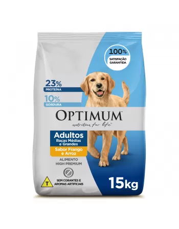 OPTIMUM DRY DOG AD R. MED GRD FRANGO 15KG