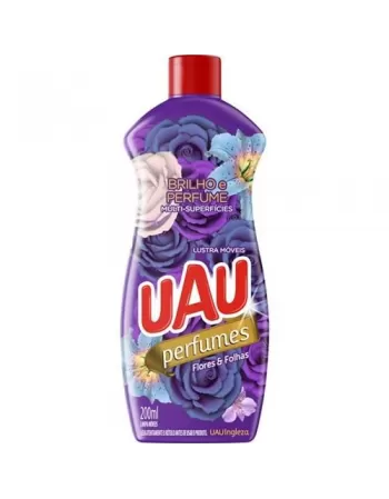 Lustra Móveis UAU Flores e Folhas 200ml