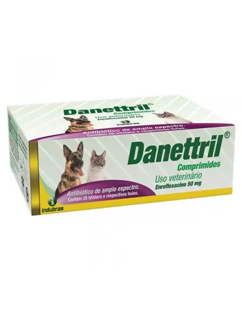 Danettril 50mg - Embalagem com 25 Blíster e 10 comprimidos