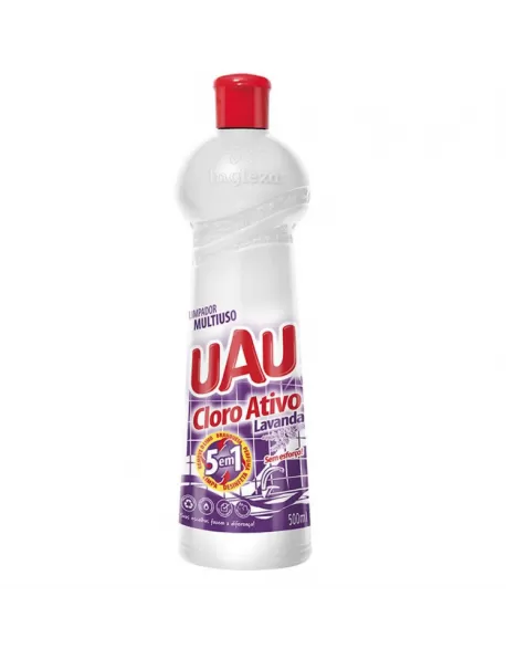 UAU CLORO ATIVO LAVANDA SQUEEZE 500ML(24