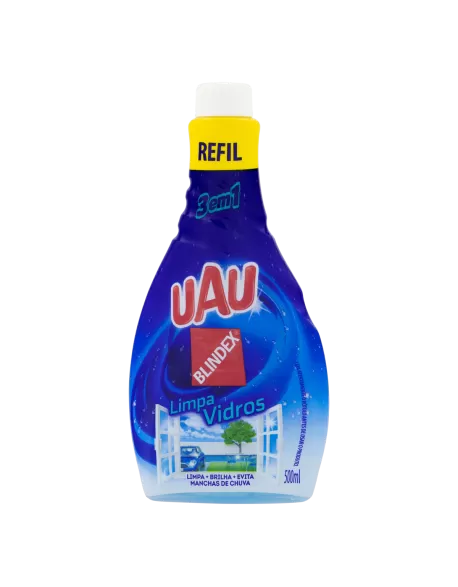 UAU LIMPA VIDROS REFIL 500ML (12)