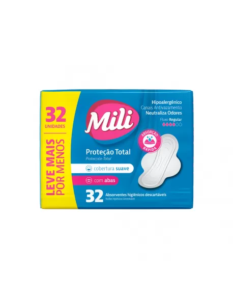 MILI ABSORV P.TOTAL SUAVE C/ABAS 32UN (16)