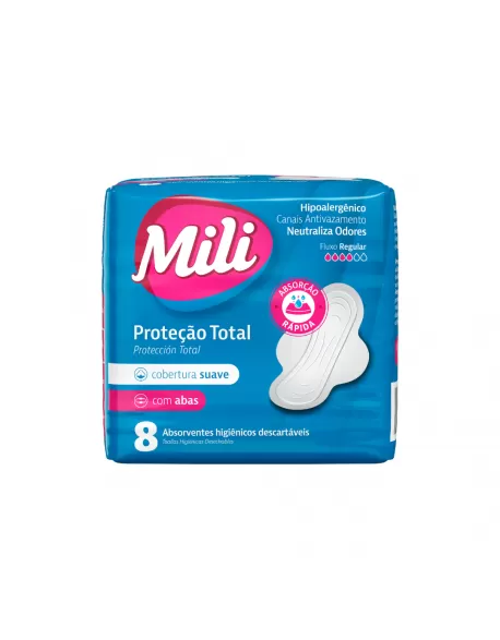 MILI ABSORV P.TOTAL SUAVE C/ABAS 8UN (36)