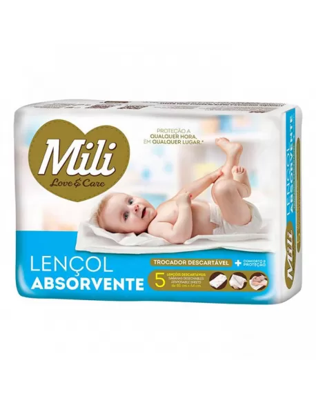 MILI TROCADOR ABSORV. INFANTIL 5UN (8)