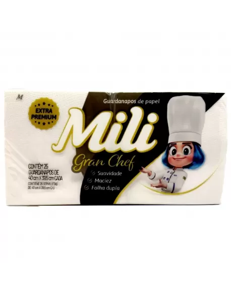 MILI GUARDANAPO FD.GRAN CHEF 40X39,5 25UN (36)