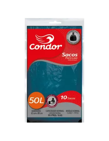 Saco Lixo Condor 50L 10UND