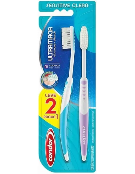 CONDOR (81143) ESCOVA DENTAL 2PACK SENSITIVE (12)