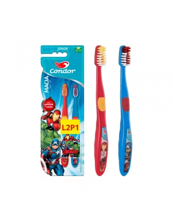 Escova Dental AVENGERS Condor Leve 2 Paguei 1