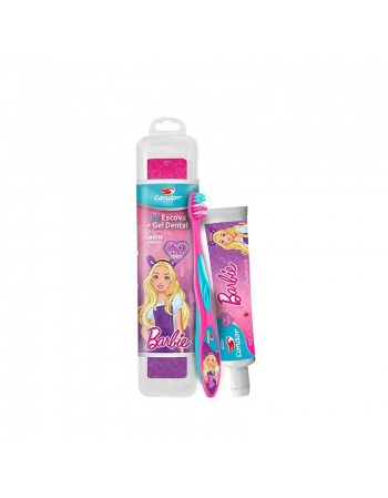 CONDOR (8370) ESCOVA+GEL DENTAL KIDS BARBIE + ESTOJO (12)