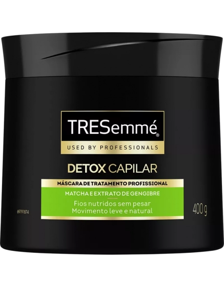 UNI TRESEMME MASC TRAT DETOX MATCHA EXTR GENGIBRE 400G (6)