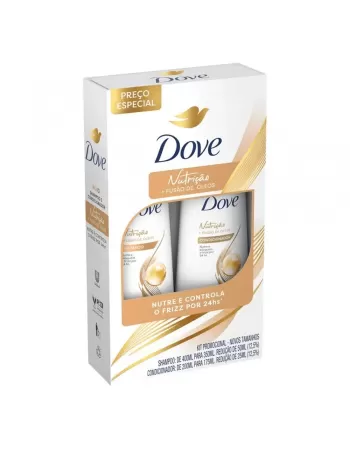 Kit Dove Nutrição + Fusão de Óleos Shampoo 350ml + Condicionador 175ml