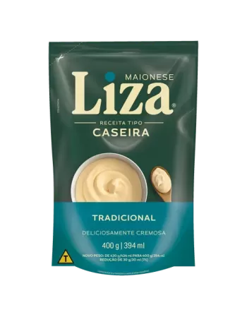 MAIONESE LIZA CASEIRA SACHE 400G