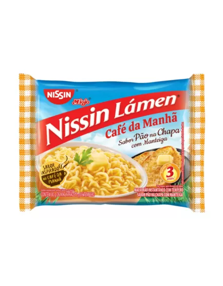 NISSIN LAMEN PÃO NA CHAPA COM MANTEIGA 85GR (50)