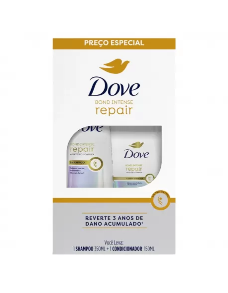 UNI DOVE SH+COND DOVE BOND INTENSE REPAIR 350/150ML (8)