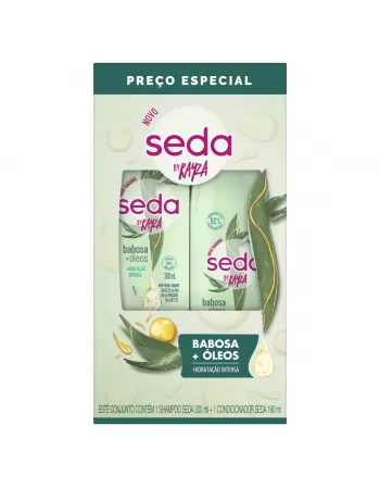 Kit Seda by Rayza Babosa + Óleos Shampoo 300ml + Condicionador 190ml