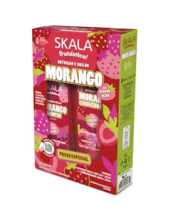 SHAMPOO + CONDICIONADOR SKALA MORANGO 325ML