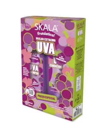 SHAMPOO + CONDICIONADOR SKALA UVA 325ML