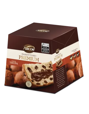 ARCOR PANETTONE RECHEIO TRUFADO 430G