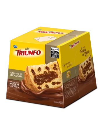 PANETTONE TRIUNFO RECHEIO CHOCOLATE 430G