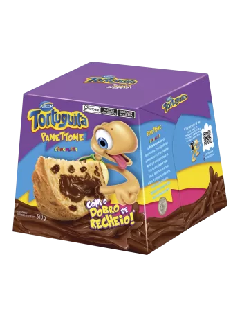 PANETTONE ARCOR TORTUGUITA RECHEIO CHOCOLATE 510G