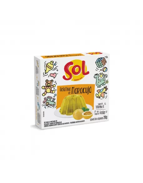 JM SOL GELATINA MARACUJA CAIXA 20G (36)