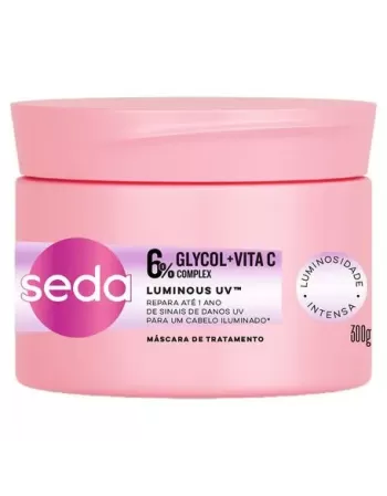 MÁSCARA DE TRATAMENTO SEDA LUMINOUS 6% UV POTE 300G