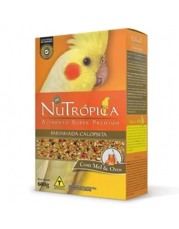 NUTROPICA CALOPSITAS - FARINHNADA À BASE DE MEL E OVOS 600G (20)